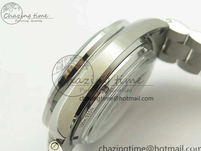 0317 TechFriendly SpeedMaster MoonWatch SS OMF 1:1 Best Edition Black Red Dial On SS Bracelet A9300 V 8092